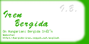 iren bergida business card